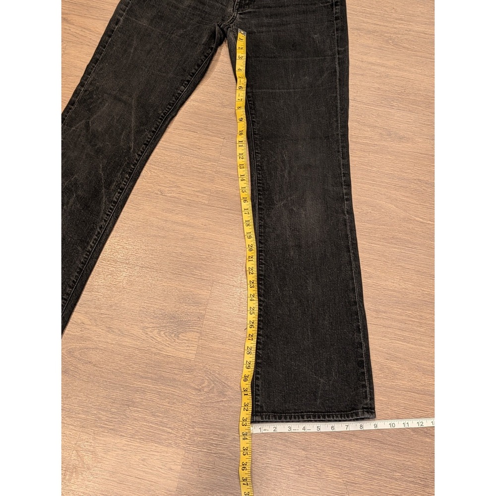 7 For All Mankind Black Wash Bootcut Jeans size 30 - Picture 6 of 10